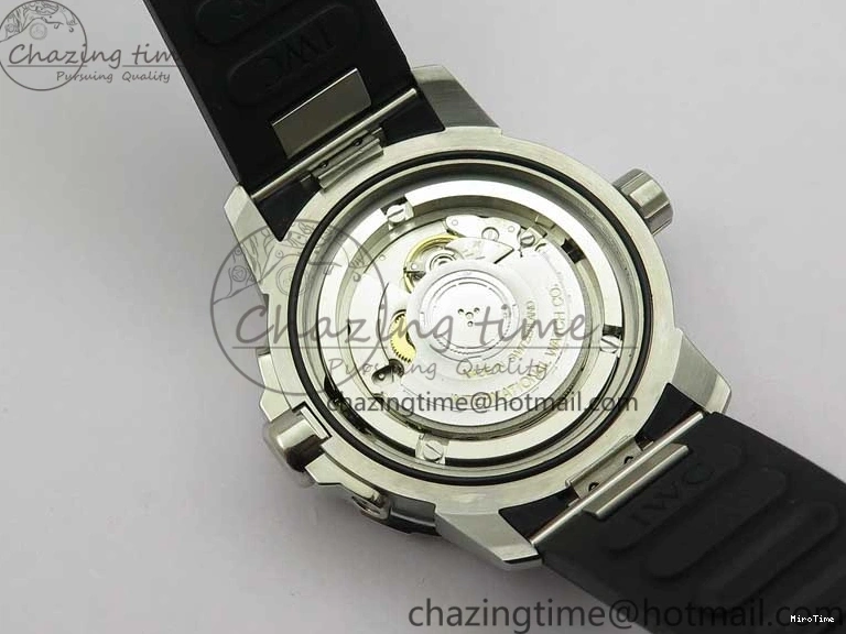 MIROTIME 0124 RelaxedFit Aquatimer Automatic IW329004 V6F 1:1 Best Edition Blue Dial on Rubber Strap MIYOTA 7095